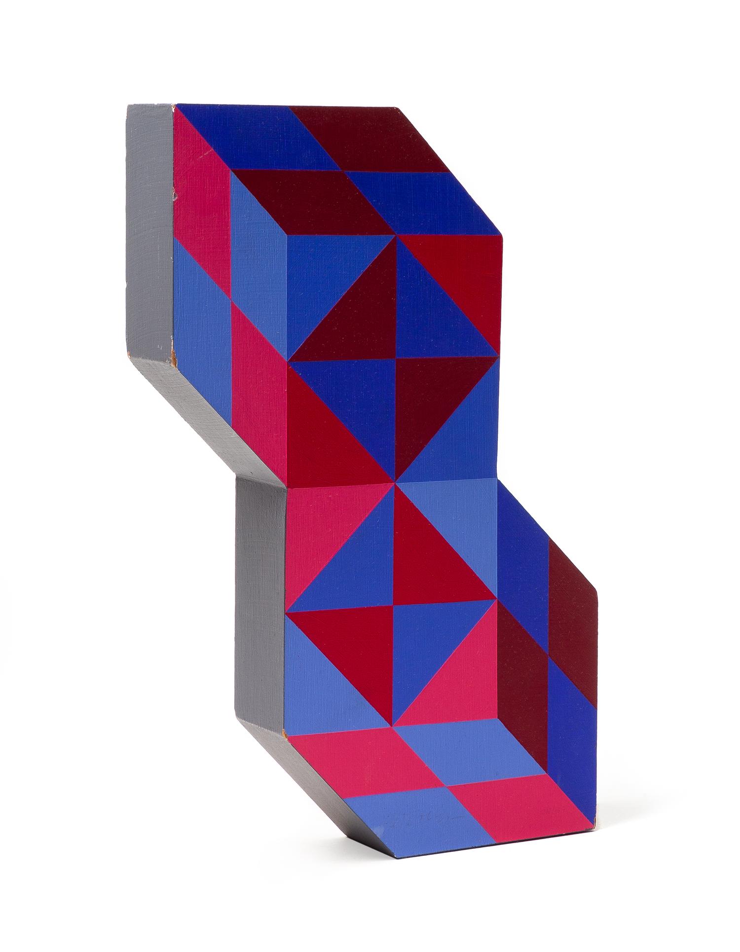 Victor Vasarely, (French/Hungarian, 1906-1997), Stèle, 1988