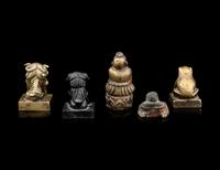 Five Chinese Bronze Seals