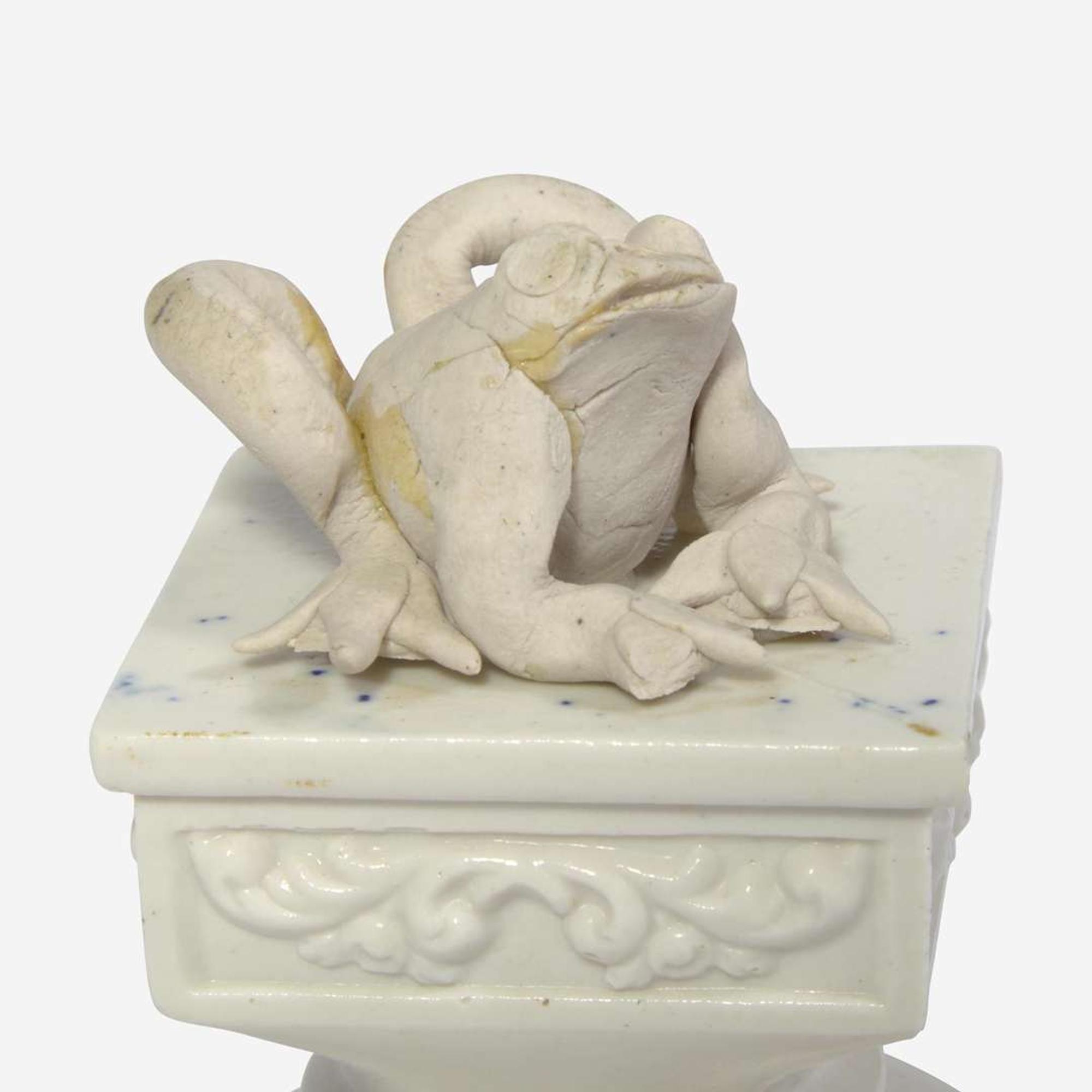 David Gilhooly (American, 1943-2013) Frog on a Pedestal, USA, 1979