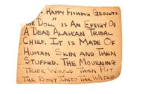 Miniature Haida Canoe and Inuit Kayak
