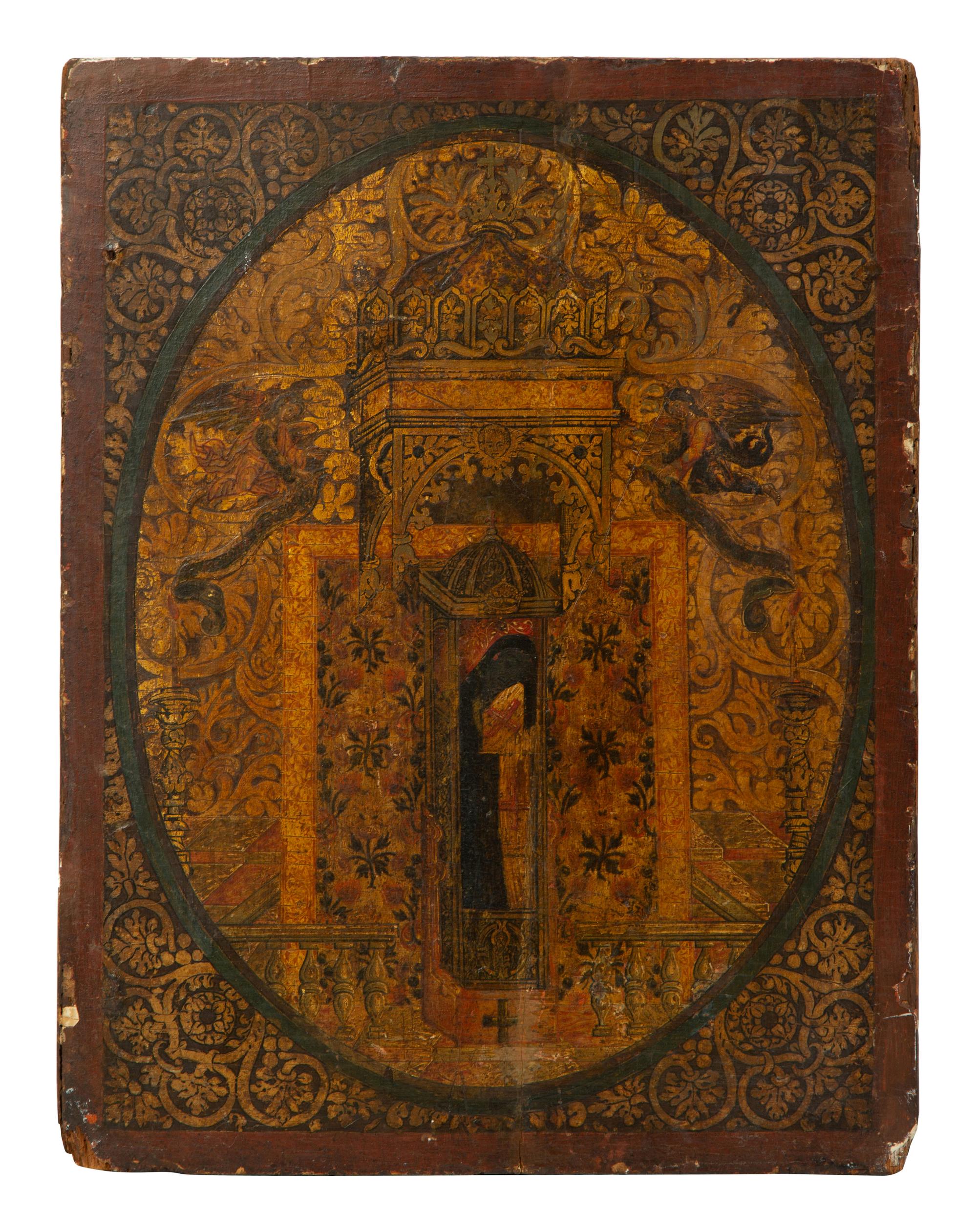 A Greek Icon of Patron Saint — 18TH CENTURY
