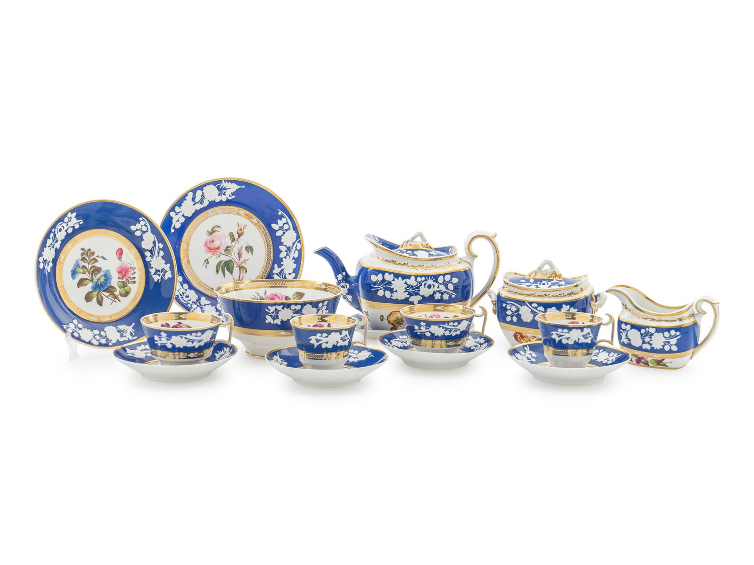 A Spode Porcelain Tea Service — C. 1810