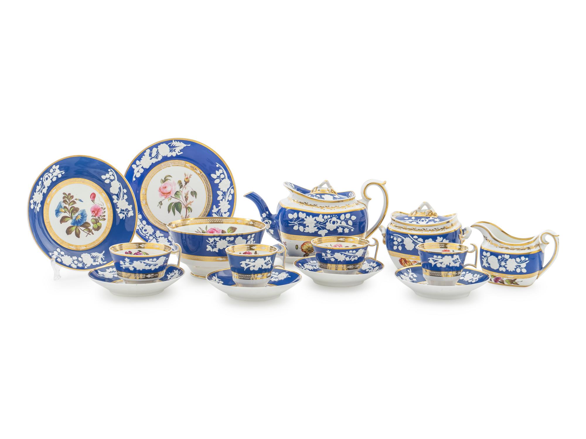 A Spode Porcelain Tea Service — C. 1810