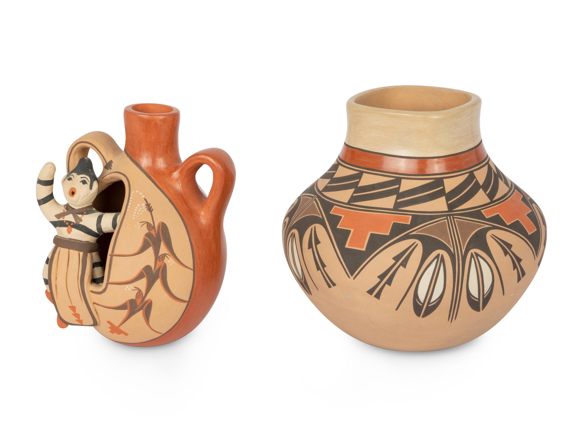 Polychrome Pottery Jars