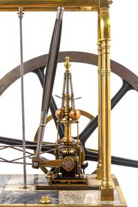 A Brass and Silvered Metal Chadburns Condensing Steam Engine
