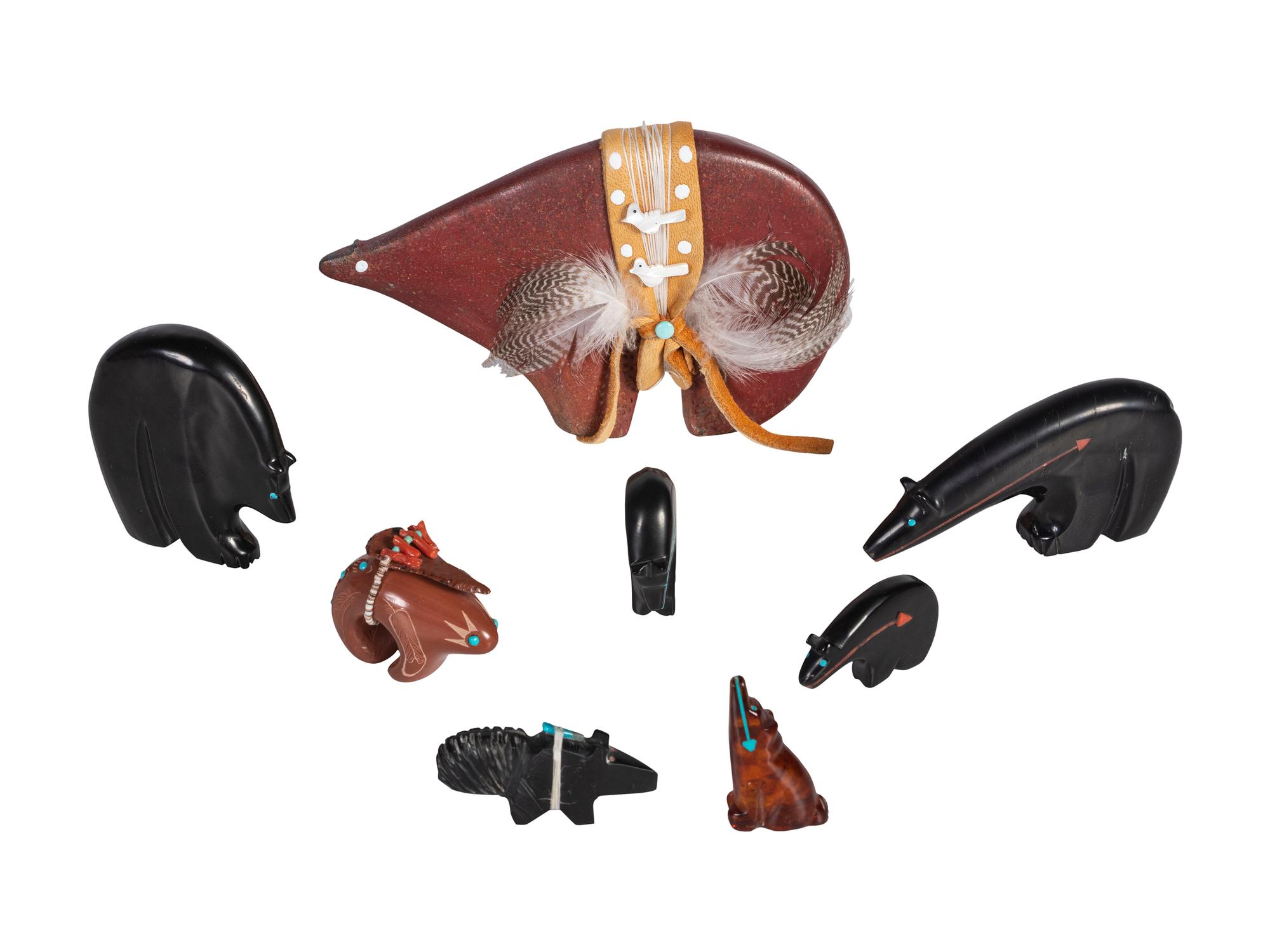 Group of Fetishes from Assorted Materials