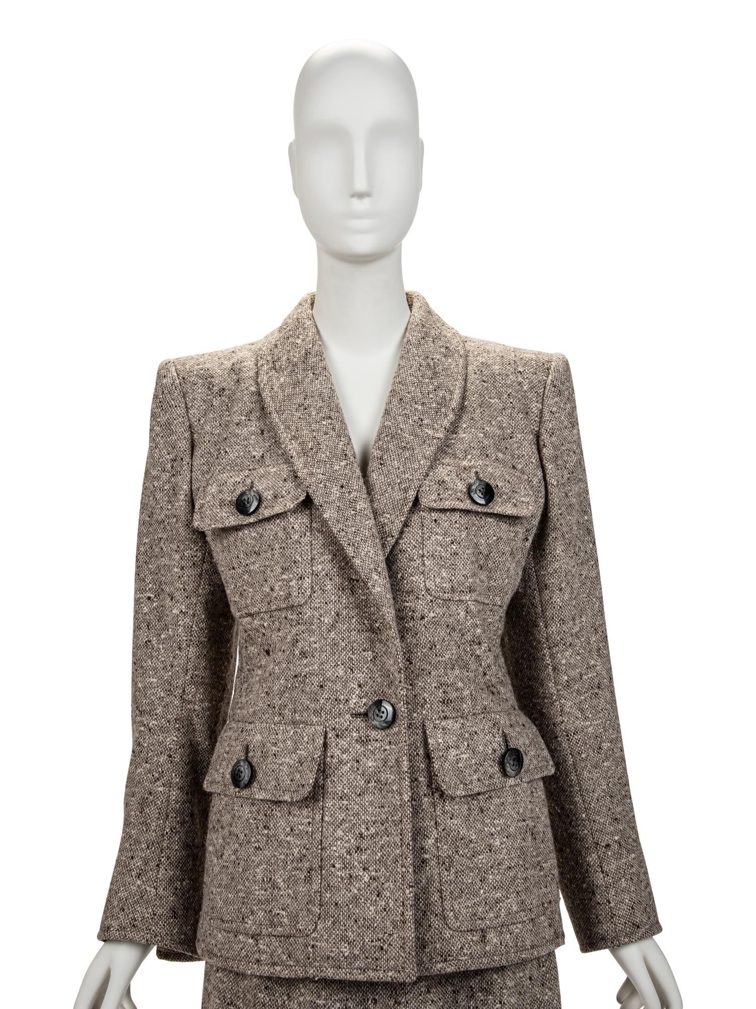 Yves Saint Laurent Haute Couture Skirt Suit, c.1983