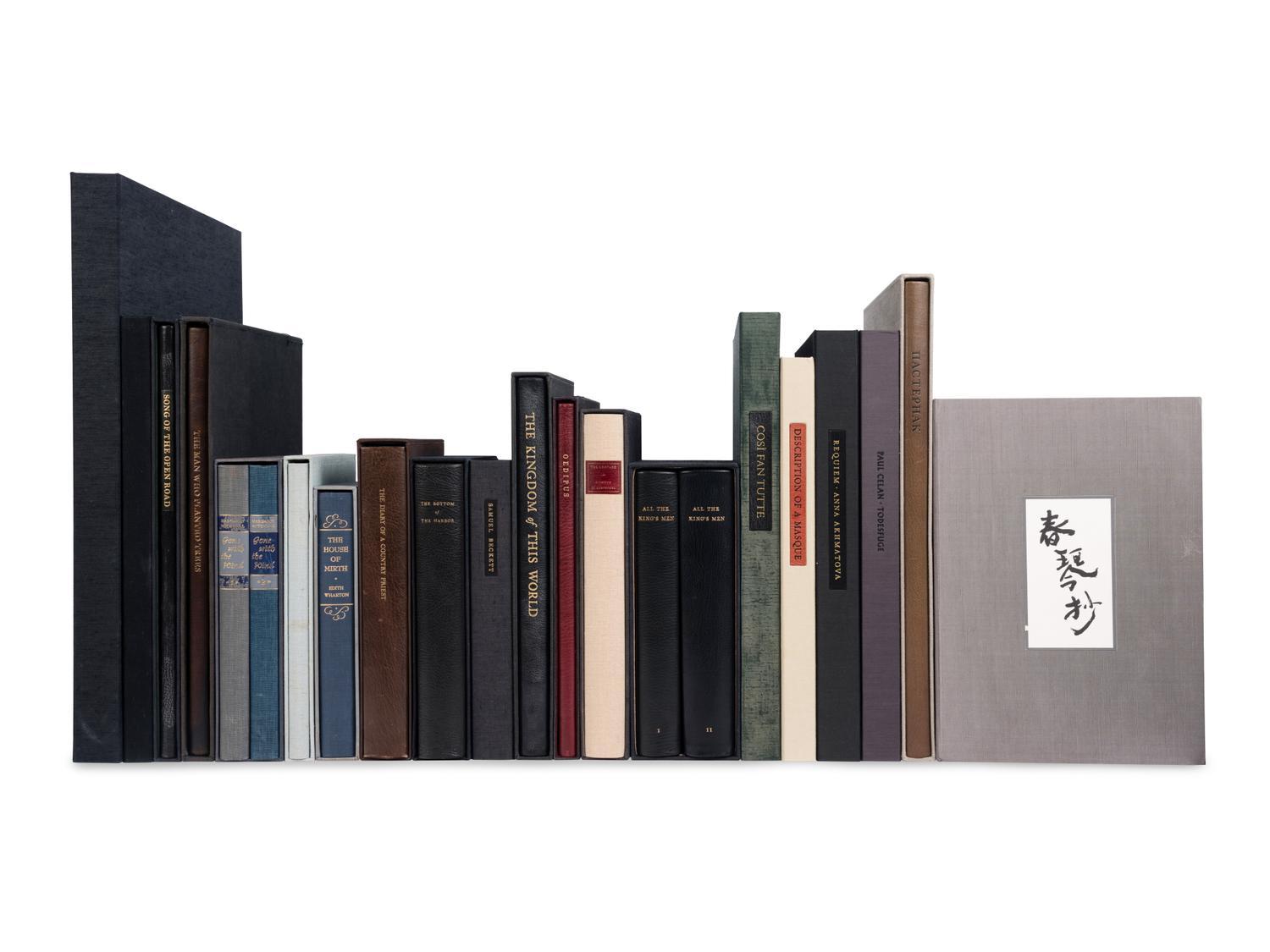 [LIMITED EDITIONS CLUB]. A group of 24 Schiff-era works, comprising: