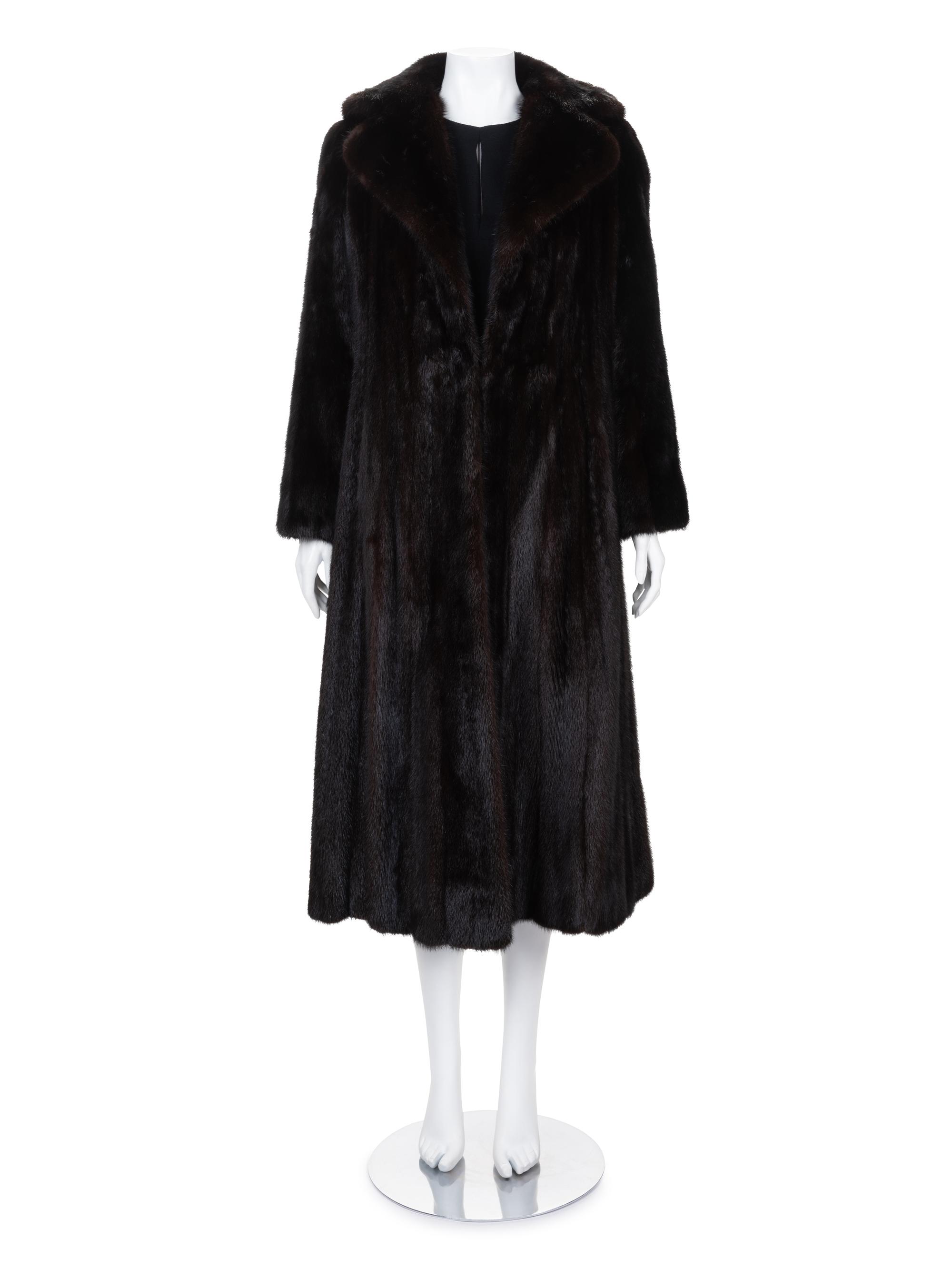 Christian Dior Furs Ranch Mink Coat, c.1960-70s