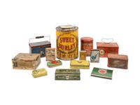 Fourteen Tobacco Tins