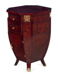 A Gilt Metal Mounted Burlwood Side Table