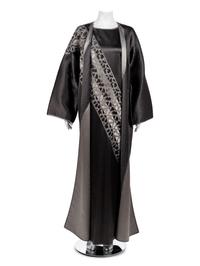 Geoffrey Beene Evening Dress with Coat, 1980-90s