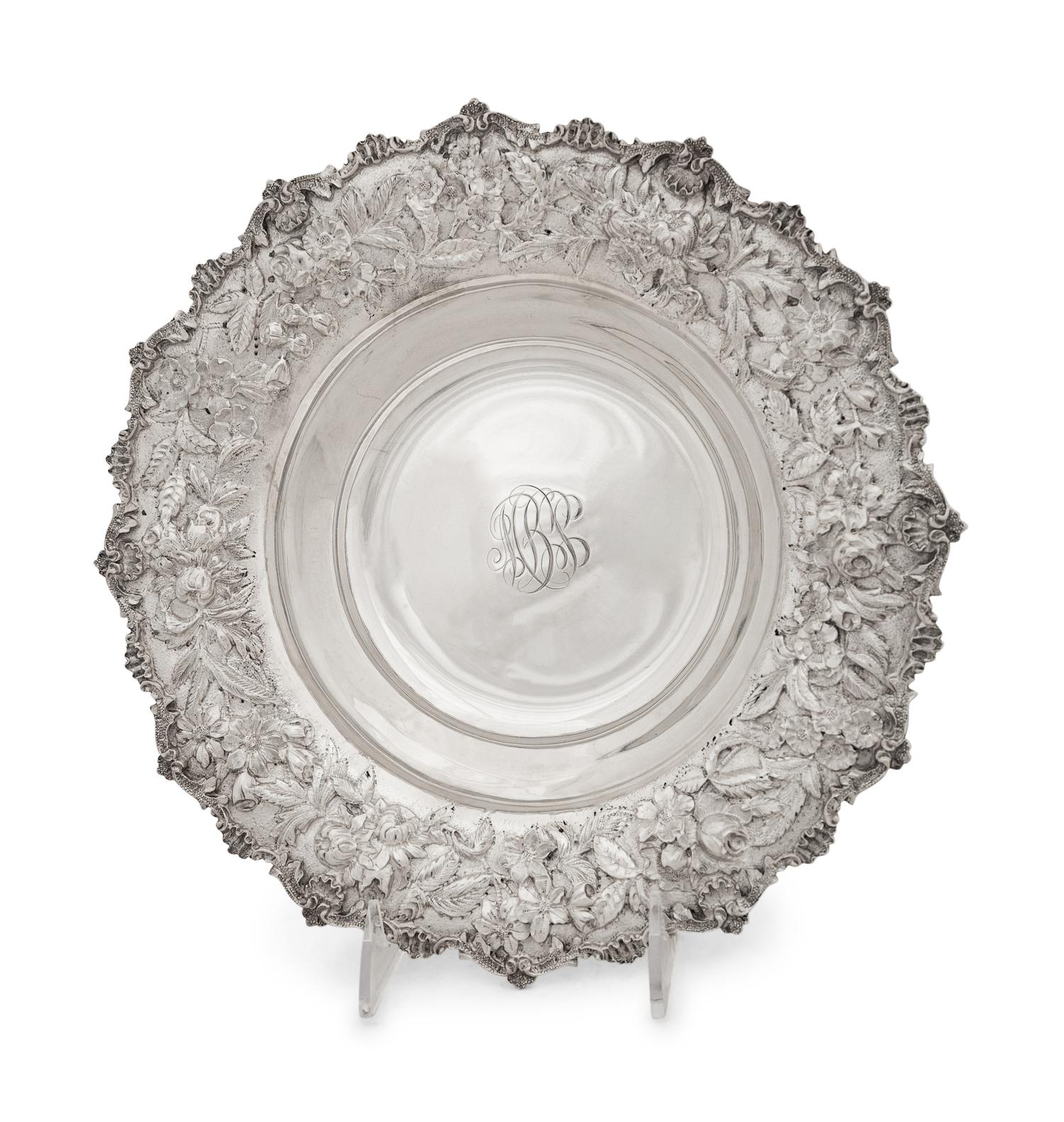 An American Silver Repoussé Bowl