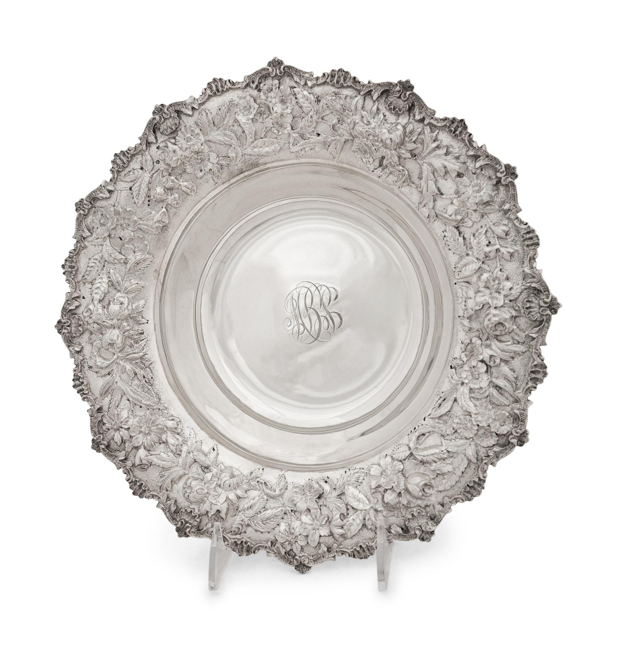 An American Silver Repoussé Bowl