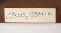 A Mickey Mantle Signed Autograph Salvino Figure,