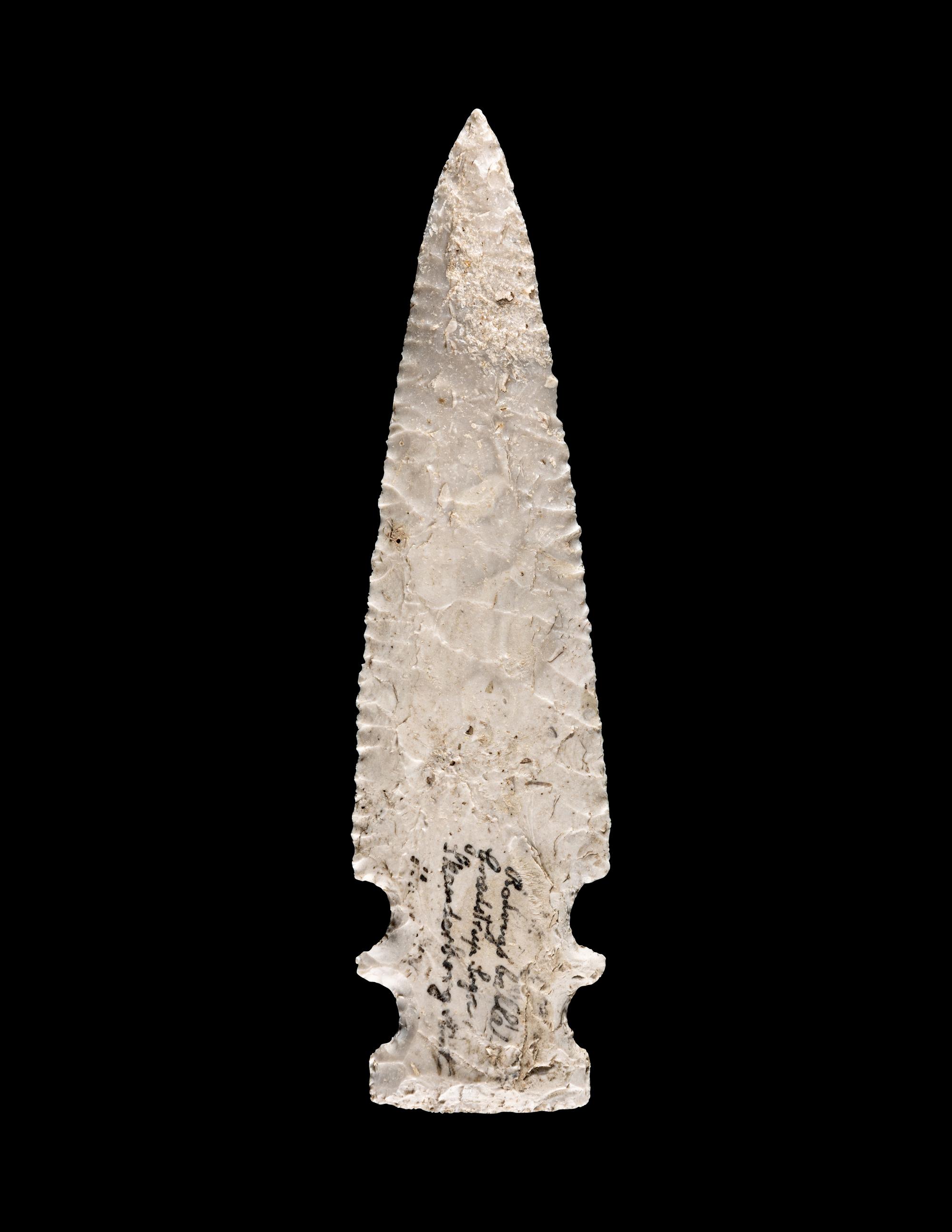 A Neolithic Flint Notch-Handled Dagger