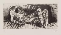 Henry Moore, (British, 1898-1968), Reclining Figure III C194, 1970-72