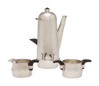 A Mexican Silver Three Piece Coffee Service