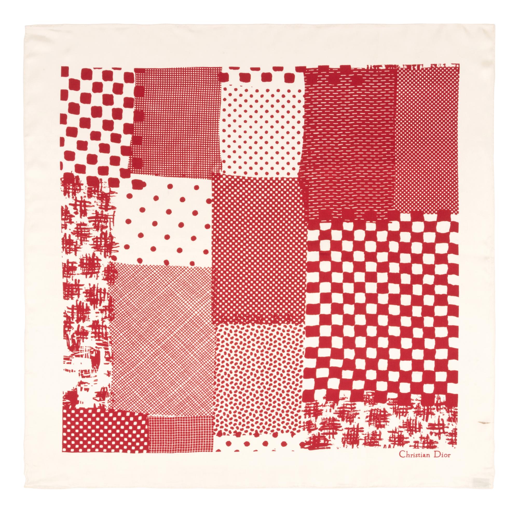 Collection of Seven Designer Silk Scarves, 1970-90s