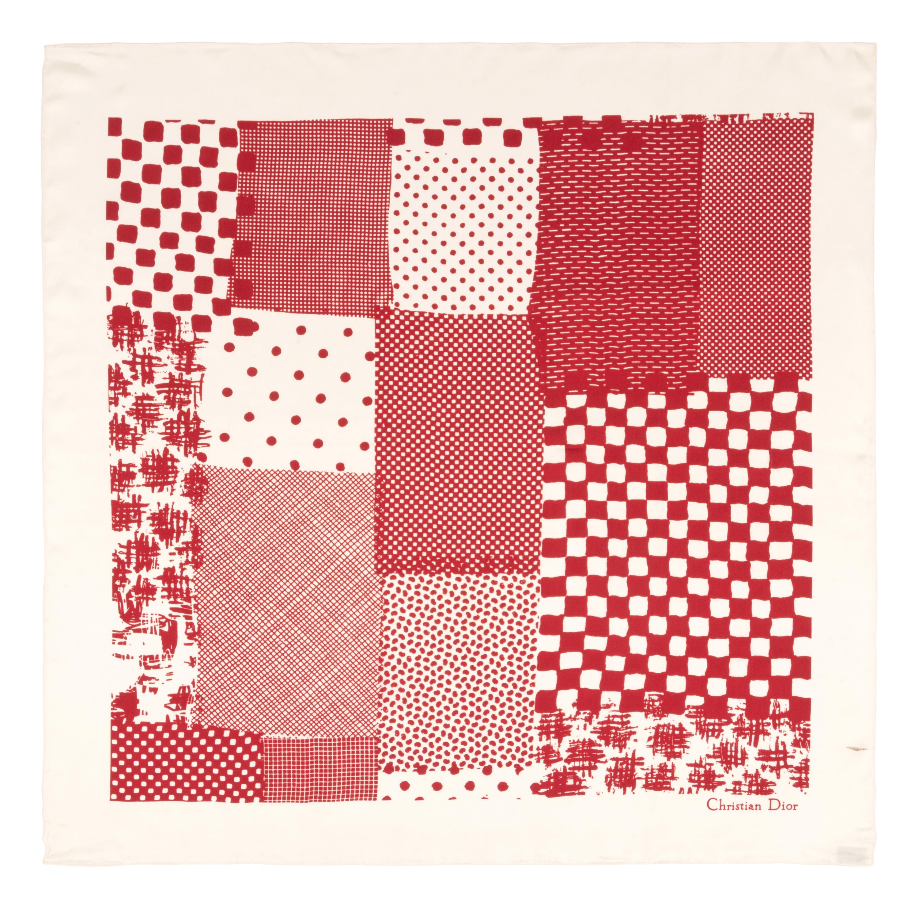 Collection of Seven Designer Silk Scarves, 1970-90s
