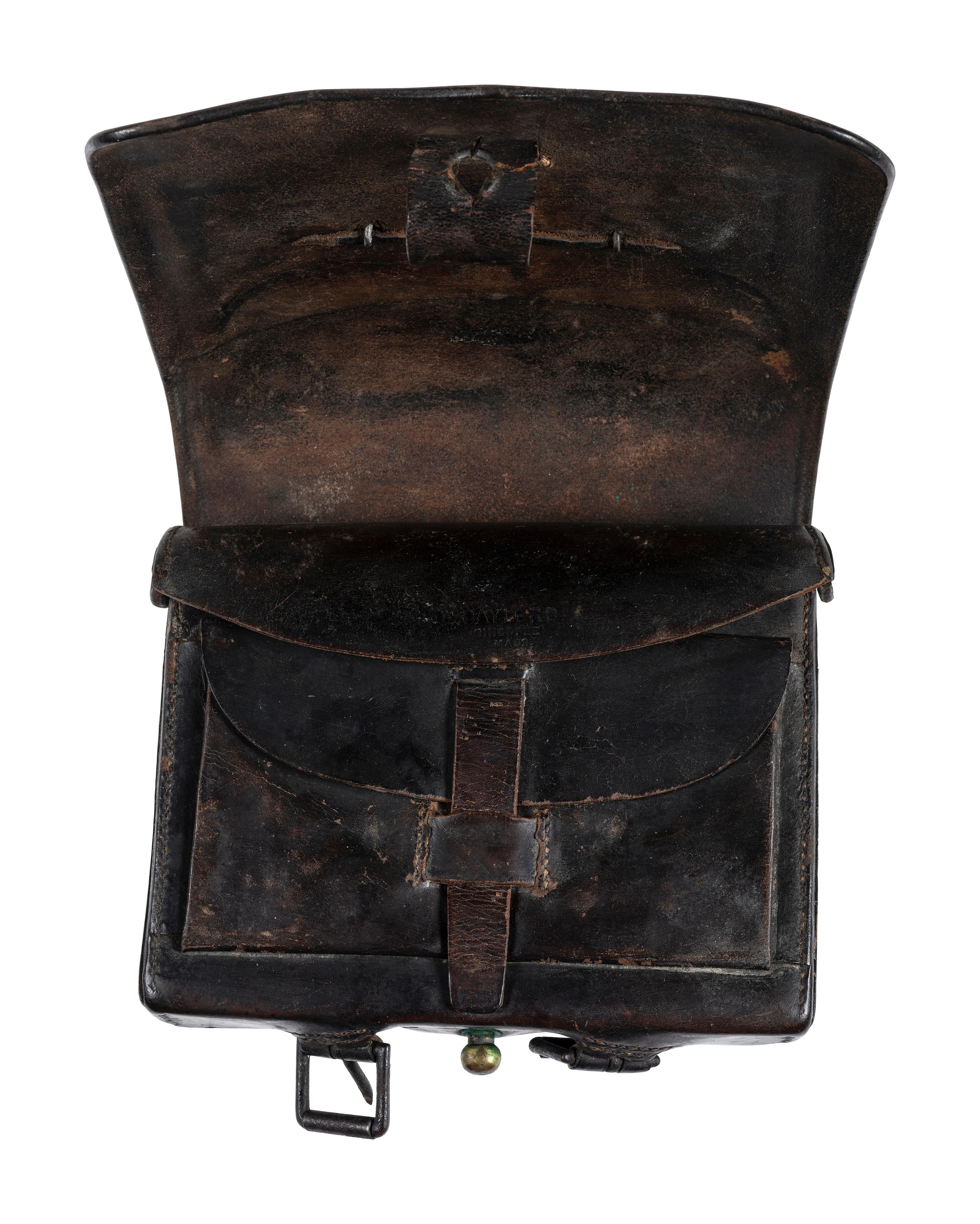 US Pattern 1861 cartridge box with US box plate.