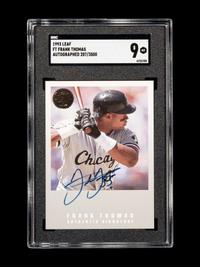 A 1993 Leaf Frank Thomas Signed Autograph Limited Edition Baseball Card (SGC 9 MINT),