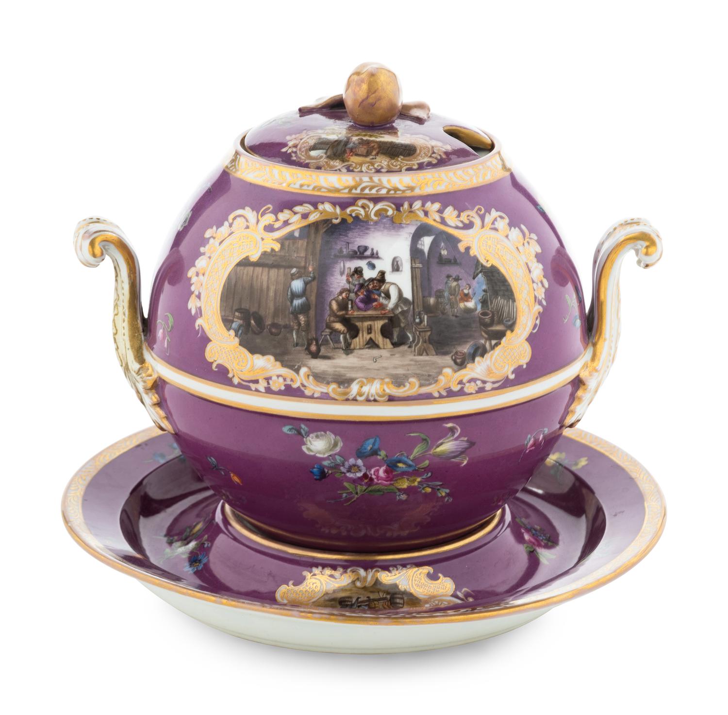 A Helena Wolfsohn Porcelain Tureen and Stand