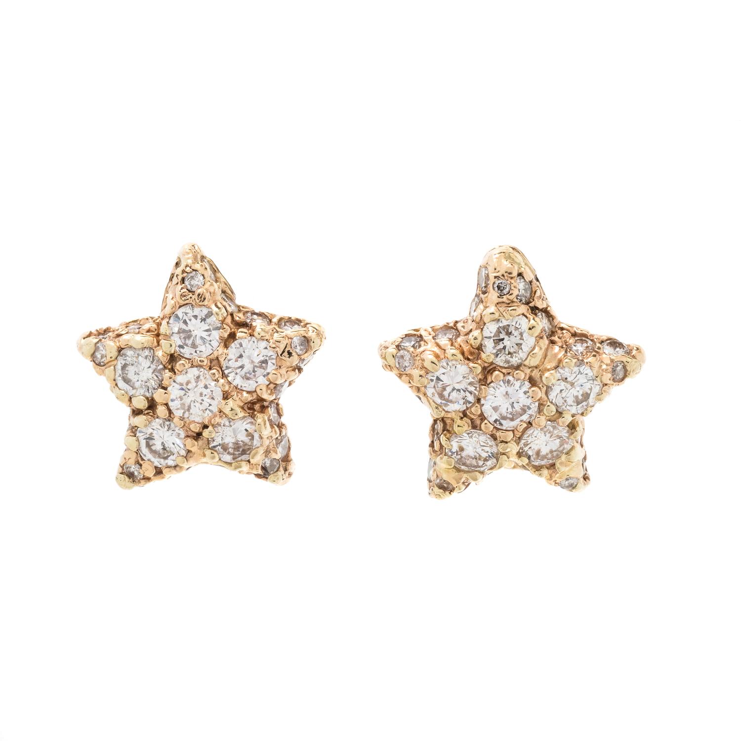 CONVERTIBLE DIAMOND AND GEMSTONE EARCLIPS