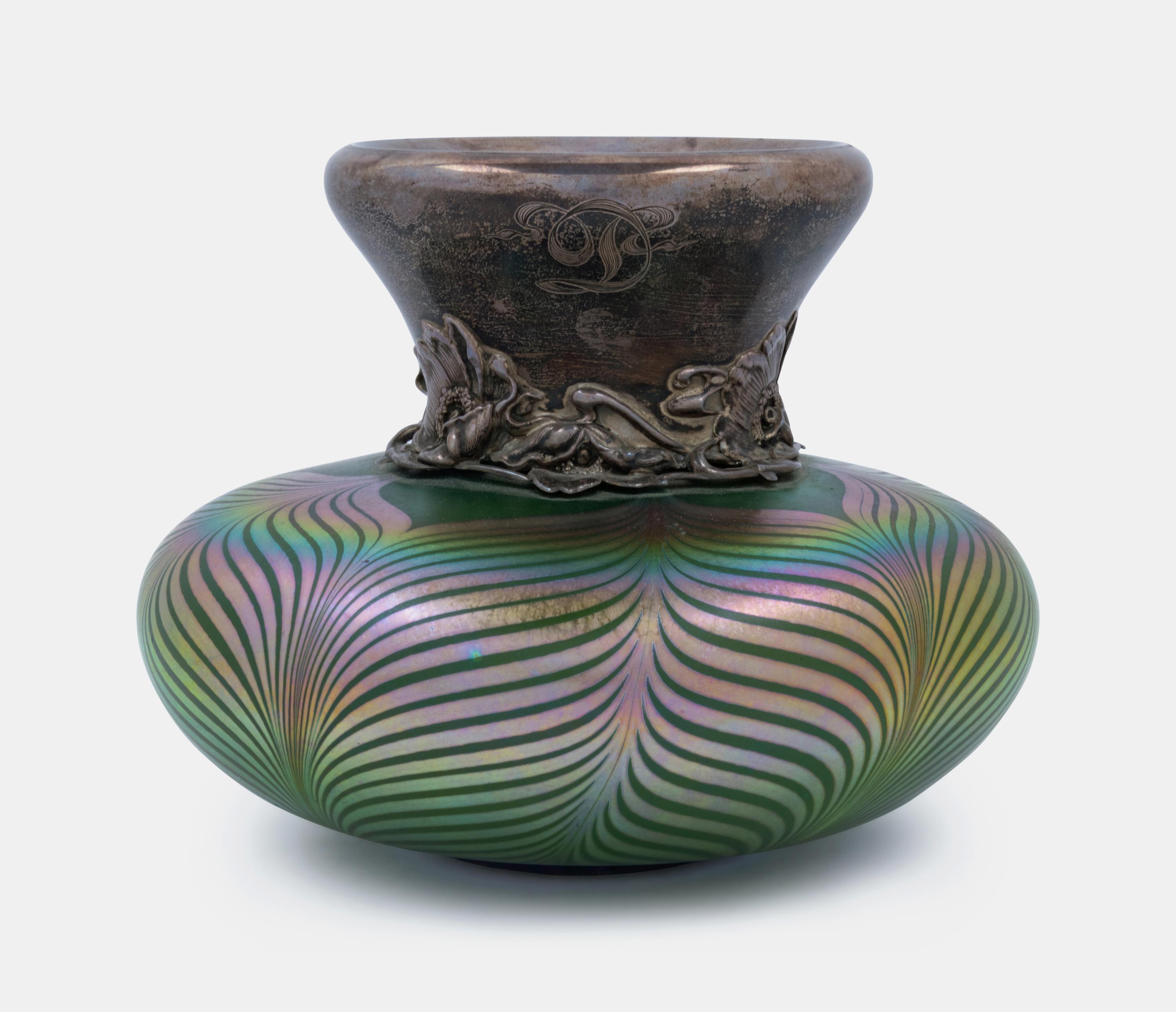 Silver Mounted Vase