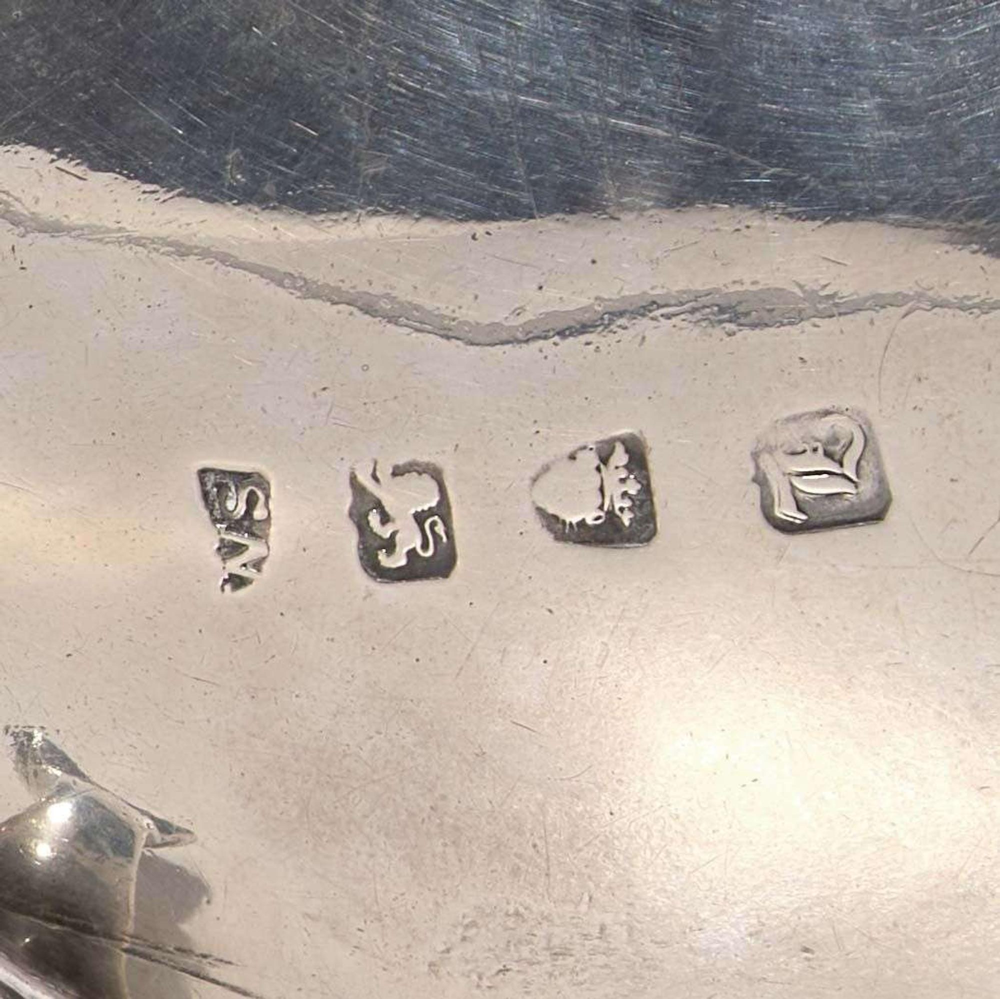 An assembled group of five George III sterling silver tablewares Various makers, London, various dates ranging 1766-1810