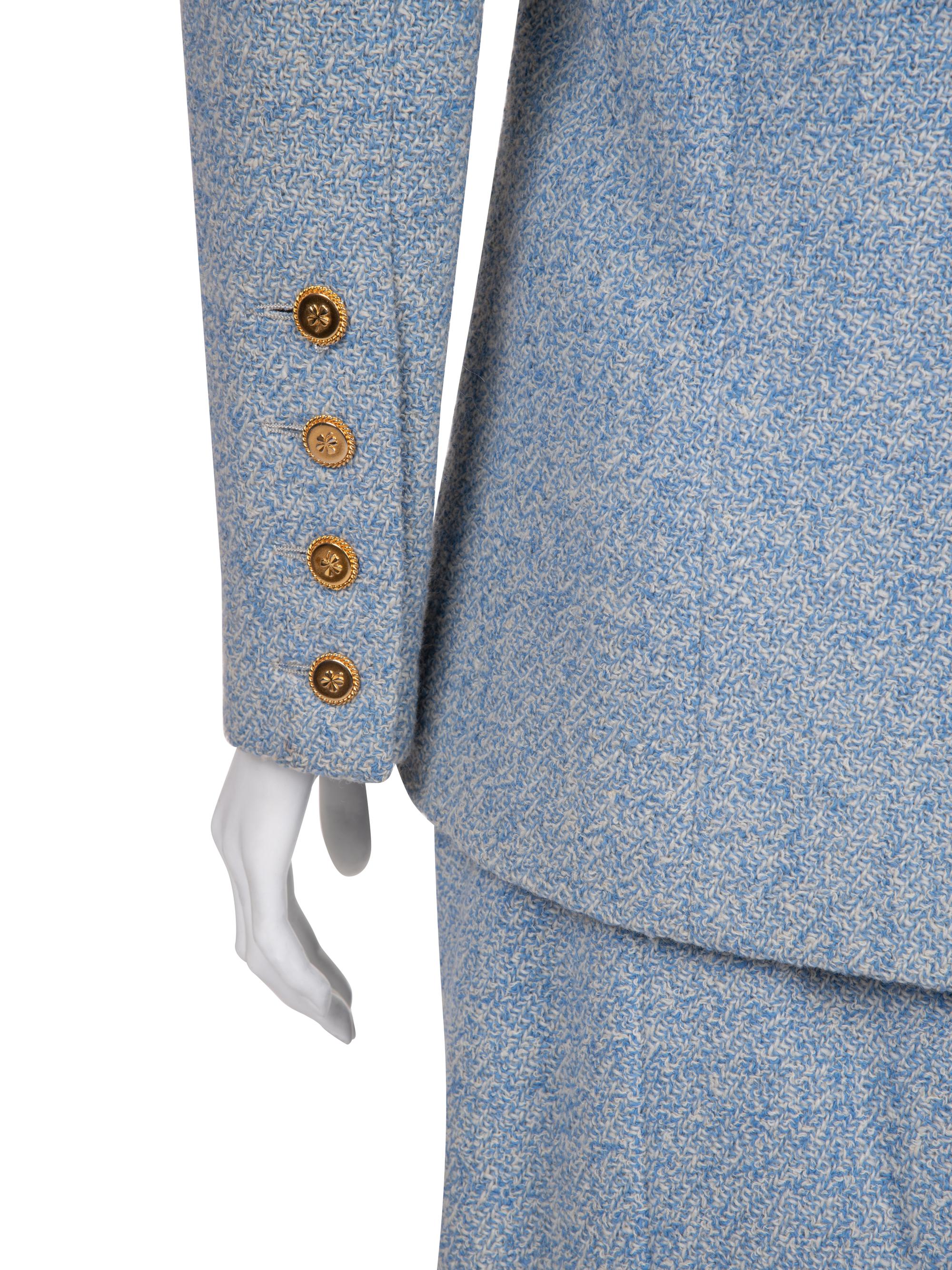 Chanel Tweed Skirt Suit, Cruise 1990