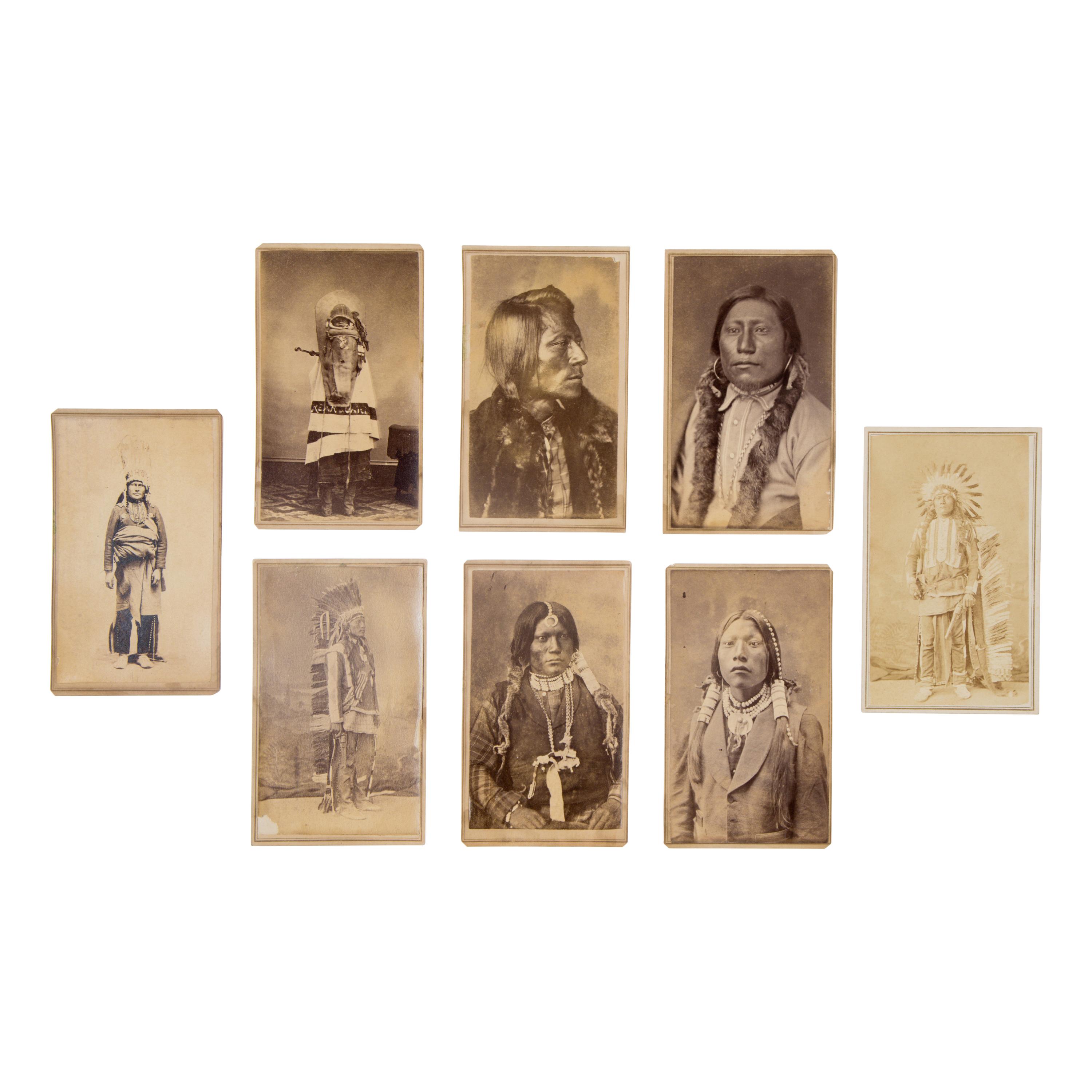 W.G. Chamberlain (American, 1815-1910) — Sioux and Ute Portraits