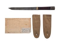 [BUFFALO SOLDIERS] -- [SPANISH AMERICAN WAR]. Sergeant Major George D. Powell, Co. C, 24th US Infantry, archive incl. Buffalo Soldiers' parade flag, identified wooden box and personal items.