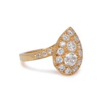 YELLOW GOLD AND DIAMOND RING