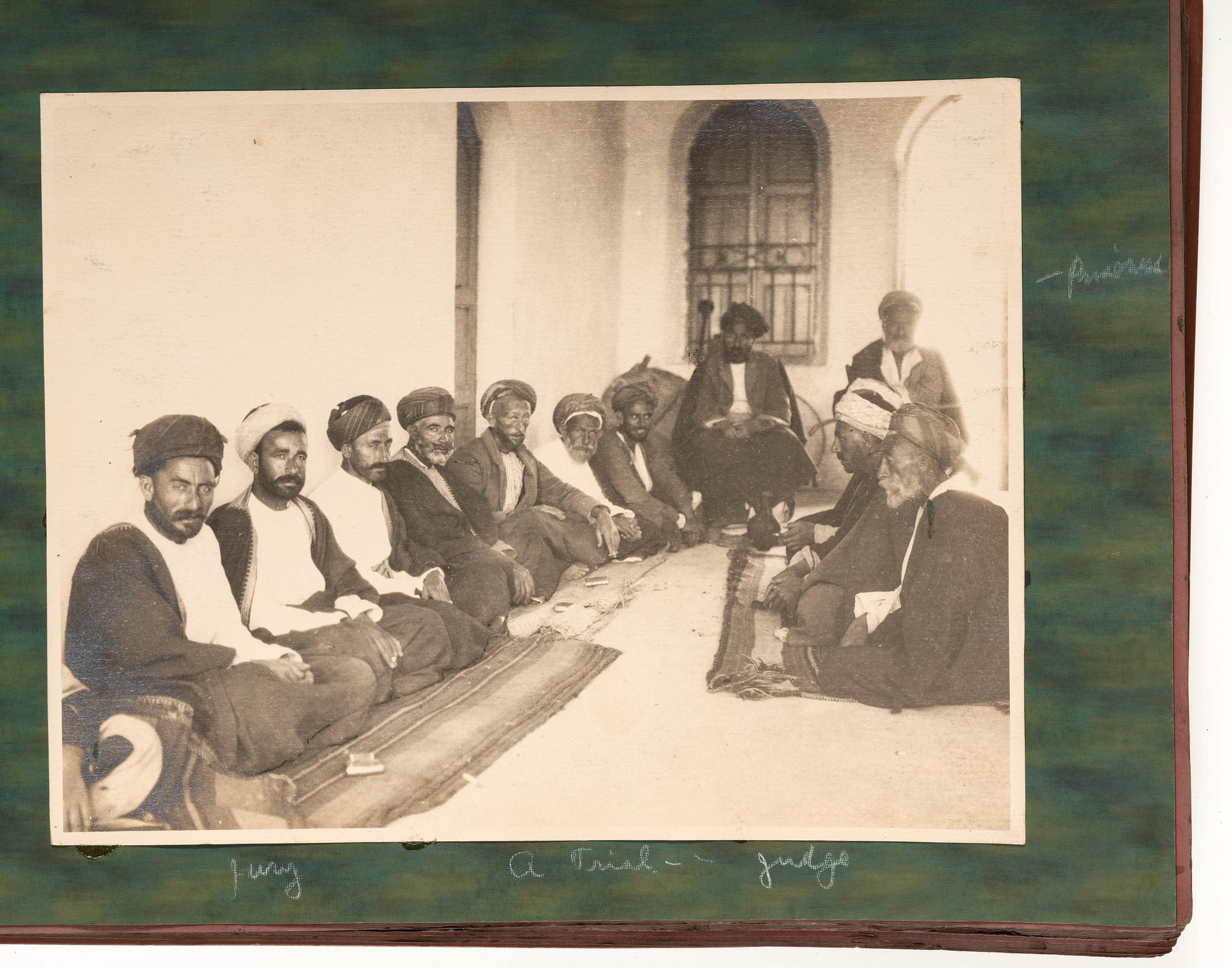 [EARLY PHOTOGRAPHY]. TEMPLE, C. Warren, photographer. Album containing photographs of the Holy Land. [Ca early 20th century].