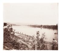 [CIVIL WAR]. BARNARD, George N. (1819-1902), photographer. View on Tennessee River looking towards Chattanooga . Ca 1864.