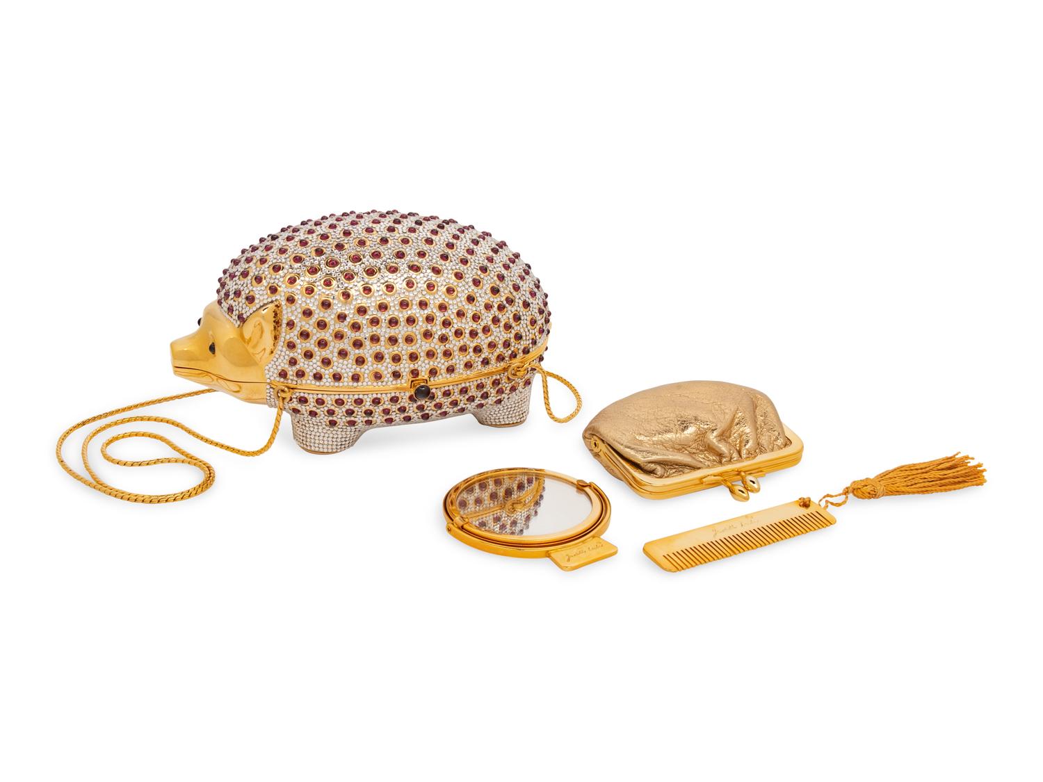 Judith Leiber Porcupine Minaudière
