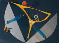 Beverly Linney Hallam, (American, 1923-2013) — Power Plant Pollination, 1973