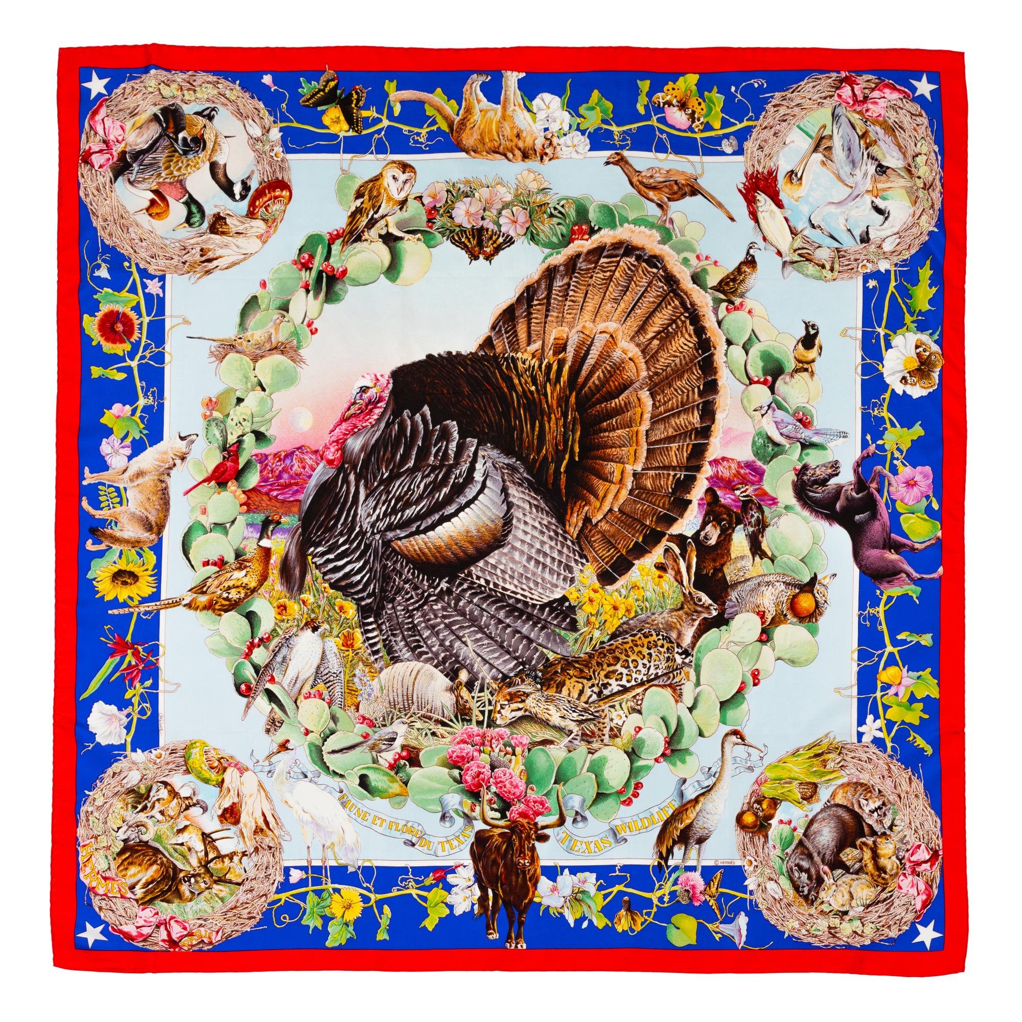Hermès 90cm Silk Scarf
