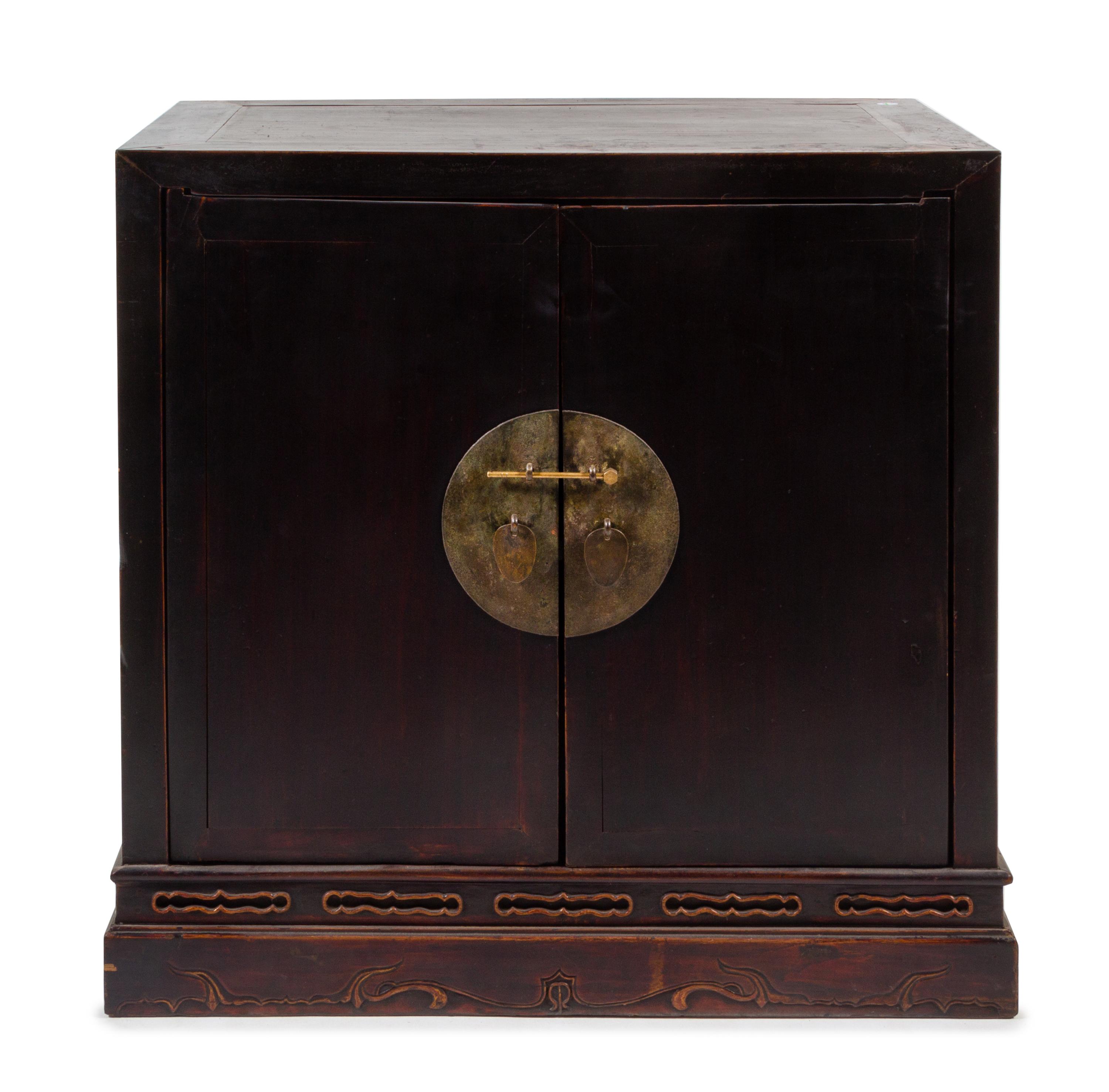 A Chinese Hardwood Chest, Gui Height 36 x width 36 x depth 22 3/4 inches. — 18TH/19TH CENTURY
