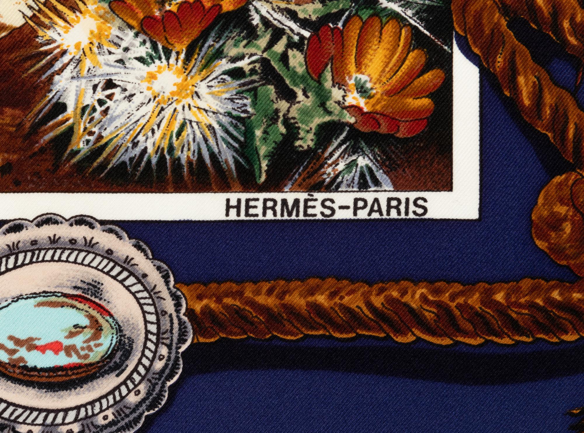 Hermès Kermit Oliver 90cm Silk Scarf