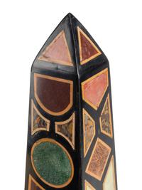 A Pair of Specimen Marble Obelisks