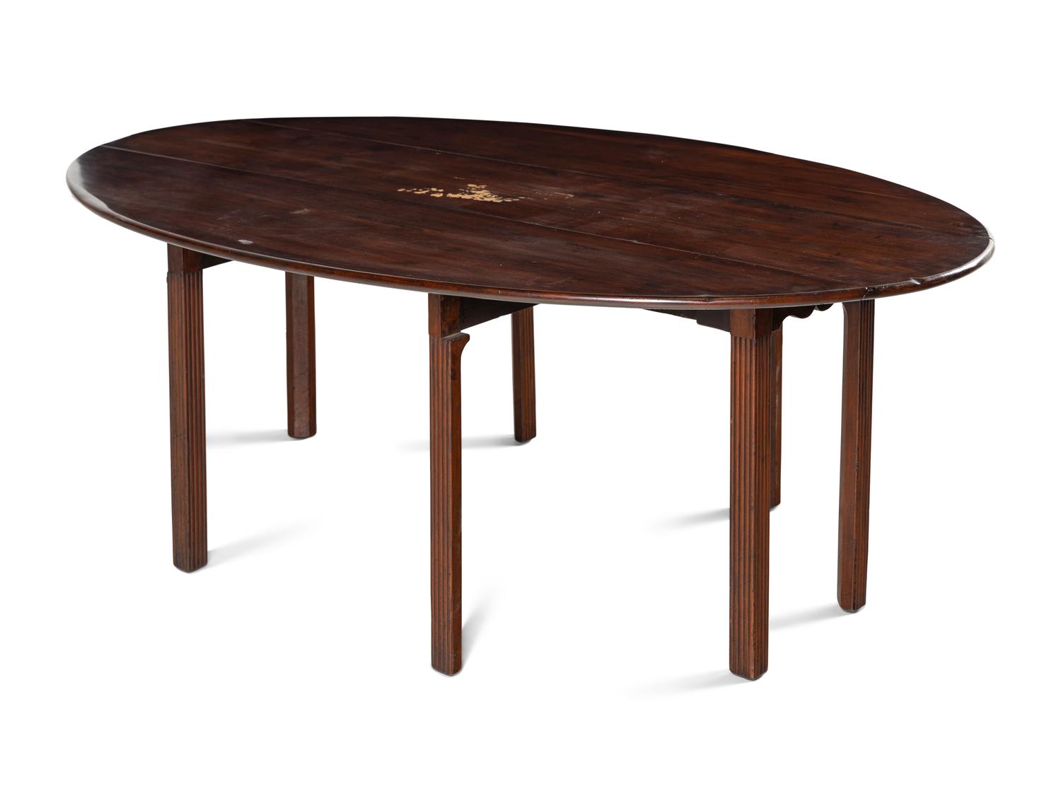 A George III Mahogany Drop-Leaf Wake Table