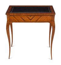 A Louis XV Kingwood Tric-Trac Table