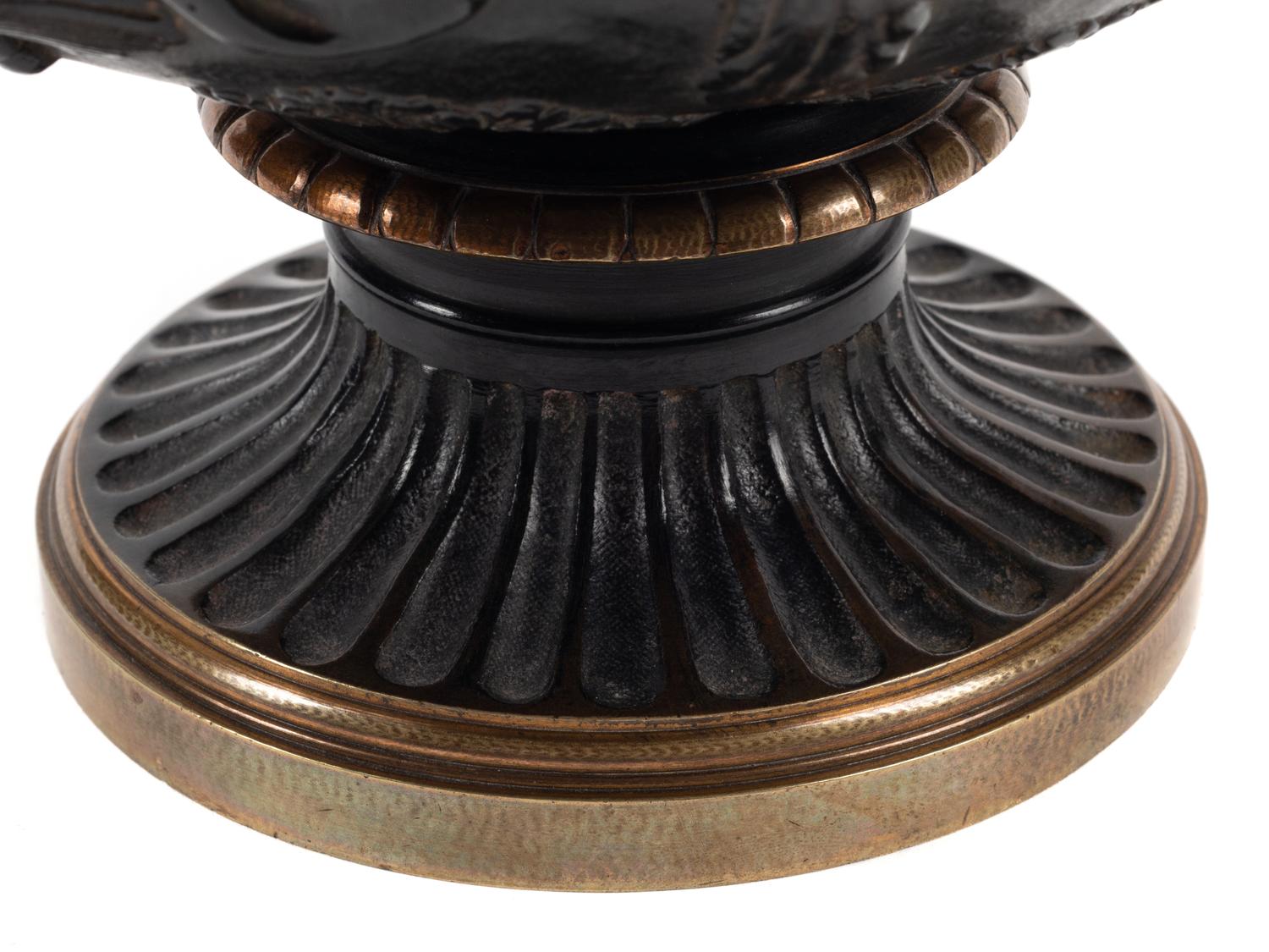 A Continental Bronze Model of the Warwick Vase
