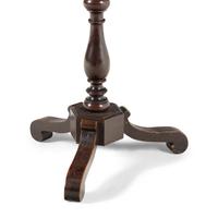 A William and Mary Oak Candle Stand