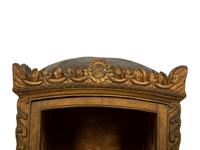 A Venetian Carved and Painted Giltwood Sedan Chair