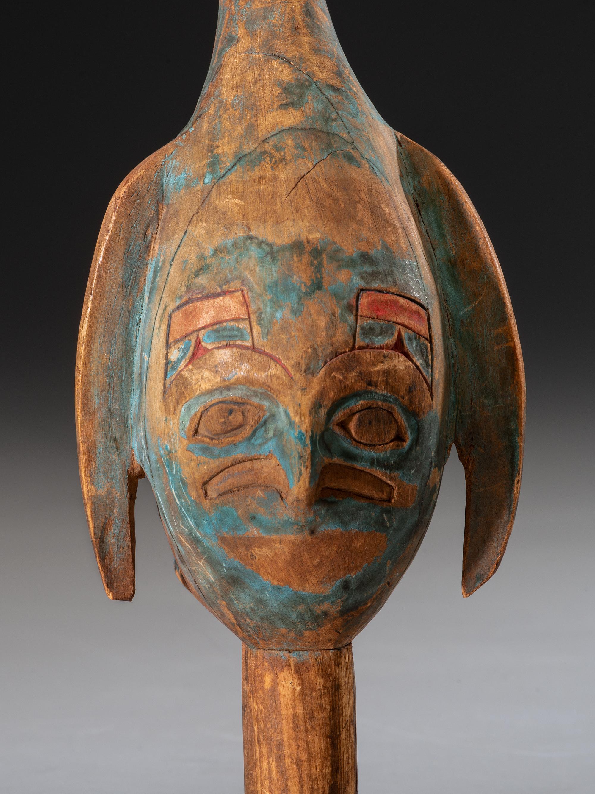 Northwest Coast Raven Rattle