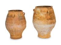 Two Monumental Terracotta Urns
