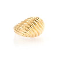 A 14 Karat Yellow Gold Ring, 6.80 dwts.